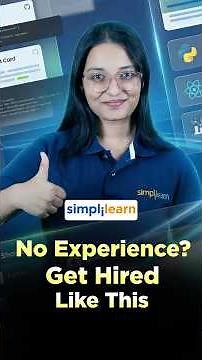 How To Get Job Without Experience | Job Guidance And IT Skills For Freshers #Shorts #Simplilearn