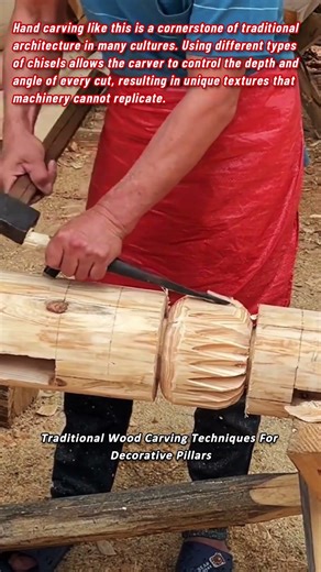 Traditional Wood Carving Techniques For Decorative Pillars