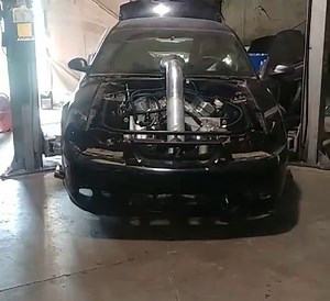 Ford Mustang 555 Big Block 98mm TWIN TURBO - 2 Step Sound credit: @boogie man #TURBOKING | TURBO KING