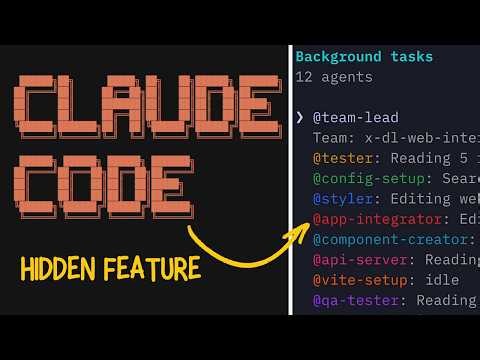Claude Code's HIDDEN Agent Swarm (Better Than Kimi K2.5?)