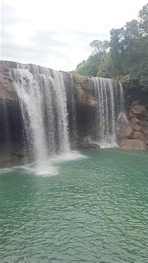 Krang Suri Waterfall | Meghalaya #meghalaya #shillong #waterfall #mountains #travel #northeast