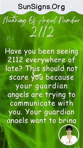 Meaning Of Angel Number 2112 | SunSigns.Org | #shorts #angelnumbers