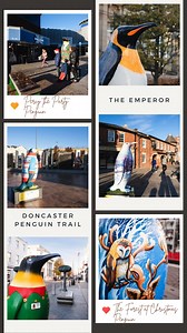 Have you spotted the penguin trail in our city centre?  They are available until the 29th of January so please make the most of the extraordinary birds ️‍♀️ This makes for a great walk if you have a New Year's resolution or looking for some more walks and a breath of fresh air this January Make sure you share your Penguin photos and let us know which one is your favourite Download the map here https://bit.ly/3T1fAOc | Visit Doncaster | Facebook