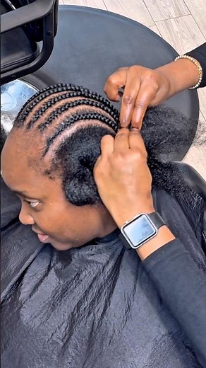 How to braid for cornrows | without extension