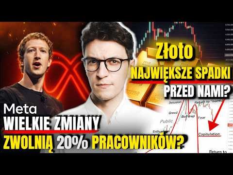 Złoto zaraz zaliczy kolejny krach? Meta zwolni 20% pracowników. Wyniki Micron #GITnews