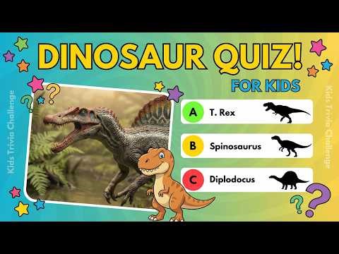 Guess the Dinosaur: Can You Name All 30 Dinosaurs? 🧠 Includes T‑Rex, Triceratops & More!