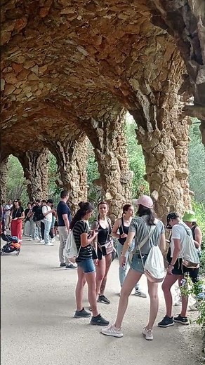 Inside Park güell