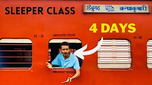 India' Longest Train Journey I spent 4 days inside the train #train #travel #vlog | travelerram