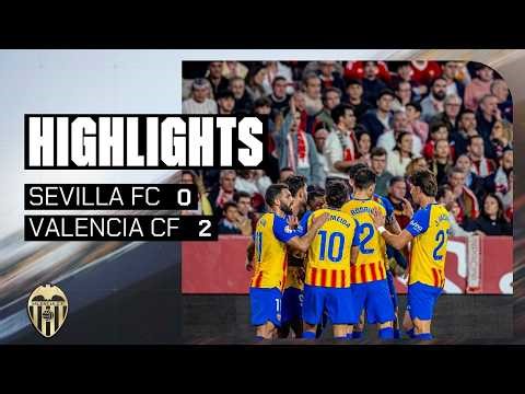 SEVILLA FC 0 - 2 VALENCIA CF | MATCH HIGHLIGHTS - MATCHDAY 29 OF LALIGA EA SPORTS 2025 - 2026