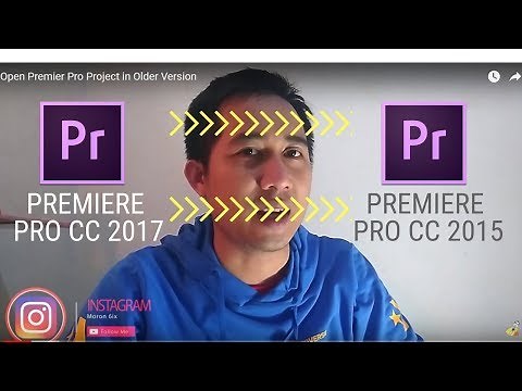 CARA BUKA File Project Premiere Pro Versi Baru di Premiere Pro Versi Lama Tanpa Converter