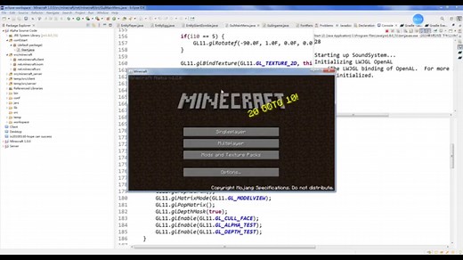 3分钟获取13年前Minecraft源码教程