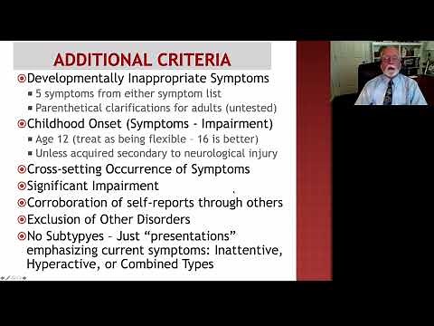 Assessment of ADHD in Adults: Methods and Issues