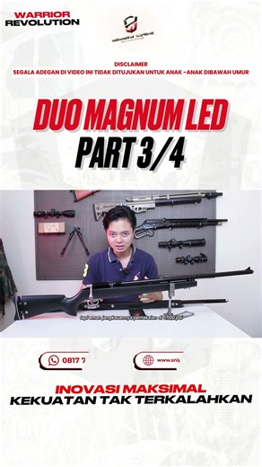 SUPER RINGAN SPEK BABI 50 KG! SENAPAN PCP MAGNUM LED TABUNG HIGH PRESSURE