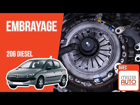 Changer le Kit d'Embrayage Peugeot 206 1.4 HDI 🚗