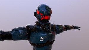 Future Soldier - 3D model by adriabancells