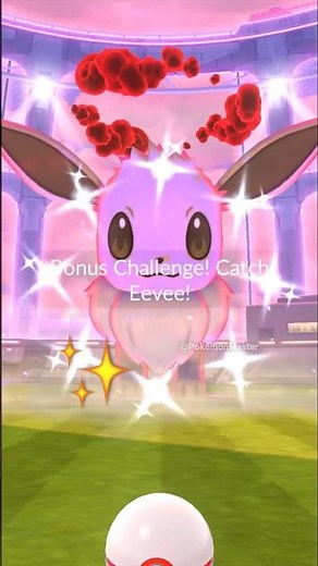 Let’s GO! ✨ got shiny Dynamax Eevee in Pokemon GO.