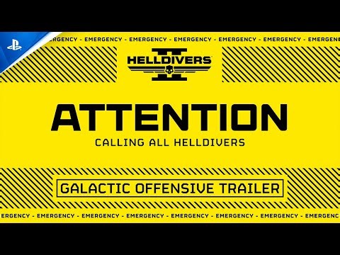 Helldivers 2 - Galactic Offensive Trailer | PS5 & PC Games