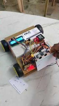 IoT based Automatic Human Following Trolley 🛒 with Smart Billing System and Webpage Monitoring