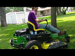 mowing with my Brand New 2021 John Deere z335e