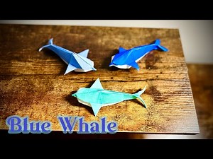 How to fold a Blue Whale (Origami)