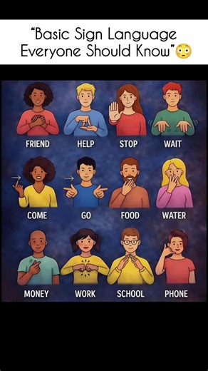 “Basic signs Everyone should know"😳