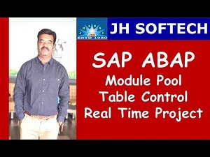SAP Module Pool Table Control