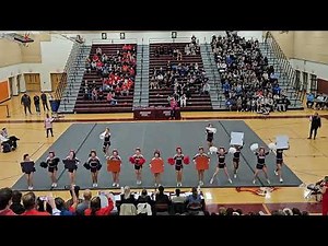 Patriot High School at Region 6B Cheer Competition 2025 ♥️🤍