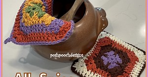 The All Spice Pot Holder / Hot Pad Crochet Pattern By Sara Sach