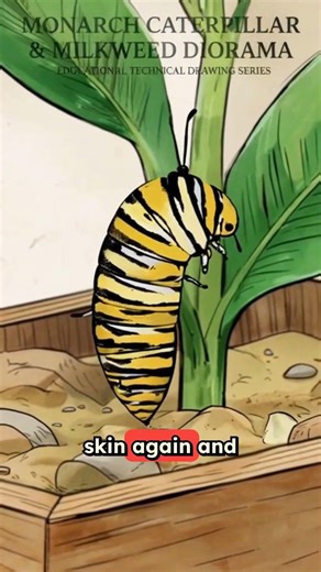 Monarch Butterfly Life Cycle The Caterpillar Stage