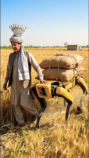 The Rise of the Robotic Ox | Futuristic Farming in Pakistan #shorts #farming #automobile #agritech