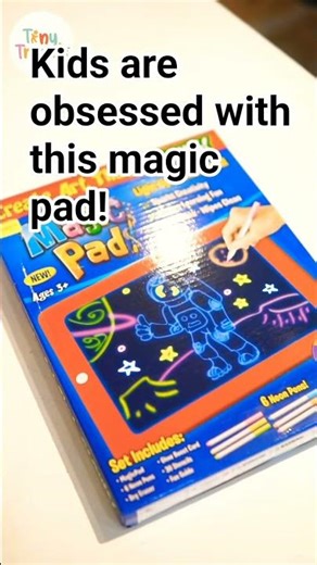Magic Pad – Light Up Drawing Pad for kids .