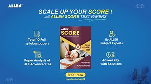 45 reactions |  Do you wish to upgrade your score in JEE Advanced?  Get this dream realised with most demanded ALLEN SCORE Test Papers Book. FEATURES: ✅10 Full Syllabus Papers ✅Answer Key with Solutions ✅Paper analysis of JEE Adv. 2023 ✅Prepared by ALLEN Subject Experts  Buy Now: https://myallen.in/asp24 For More details 盧 +91-7443556756 #ScoreBook #ALLENBooks #JEEAdvancedPreparation #JEEAdvanced2024 #IITJEEPreparation #SuccessInJEE | Allen Career Institute | Facebook