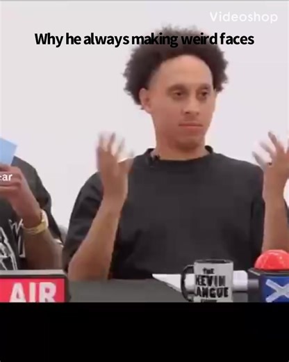 But fr though maybe he is a alien that is just very surprised and confused with what there saying p.s I’m joking I love Aaron’s faces @Aaron Branch