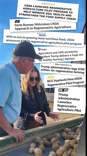 The Regenerative Pilot Program is making headlines. We’re addressing whole-farm resource concerns and putting farmers first to support production of and access to American-grown whole foods. | USDA Natural Resources Conservation Service