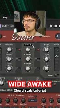 WIDE AWAKE - Chris Stussy, Chord Stab Tutorial 🎹