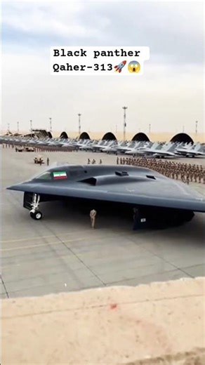 Iran reviled Their black panther Qaher-313😱🚀