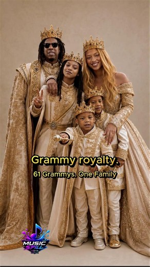 61 Grammys. One Family. 🤯🏆 Beyoncé, Jay-Z, and Blue Ivy #grammys