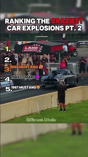 Ranking The CRAZIEST Car Explosions PT. 2