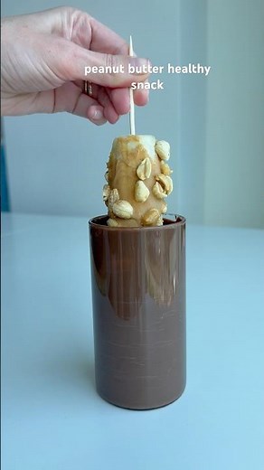 peanut butter healthy snack #peanutbutter #recipe #healthydessert #asmrsounds #chocolate