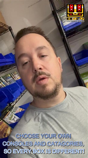 1.3K views · 13 reactions | Follow along in the warehouse! #subscriptionbox #retrogames The Classic Video Game subscription box! Celebrating 10 years! Select your Consoles Set your own preferences Add your Inventory, No Duplicate Games! | Retro Game Treasure | Facebook