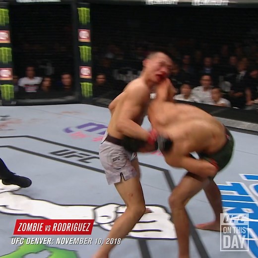 78K views · 952 reactions | This elbow was CRAZY  #OnThisDay in 2018 Yair Rodriguez beat the buzzer with this knockout! Watch him again this Saturday headlining at #UFCVegas42 | UFC | Facebook