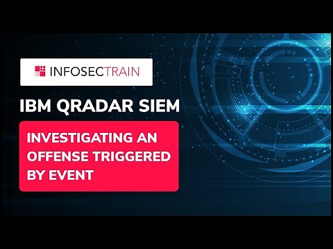 IBM QRadar SIEM | Investigating an Offense Triggered by Event | IBM QRadar SIEM Offense Basics