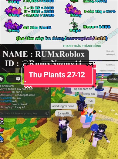 Thu Plants Live Highlights from 27-12