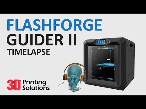 FlashForge Guider II & PolySmooth 3D Printing Timelapse