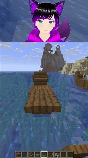 How to build a mini ship in Minecraft ⚓⛵