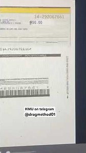 Money order method & template available