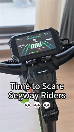 Time to scare Segway riders💀 #escooter #segway #teverun #7260r #fyp