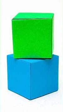 How To Make a Cube From Paper 💚 Easy DIY Origami CUBE Anyone Can Try! No Glue