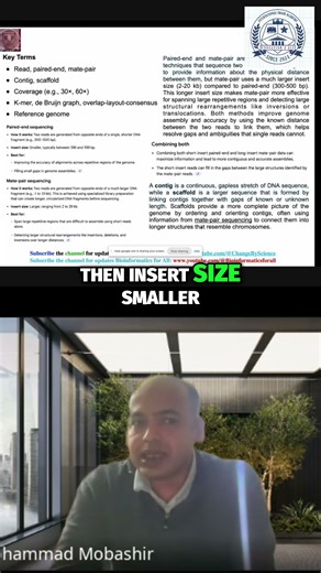 DNA Sequencing: How Two Reads Generate Data #shorts