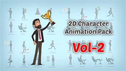 2D character Animation Pack Vol 2